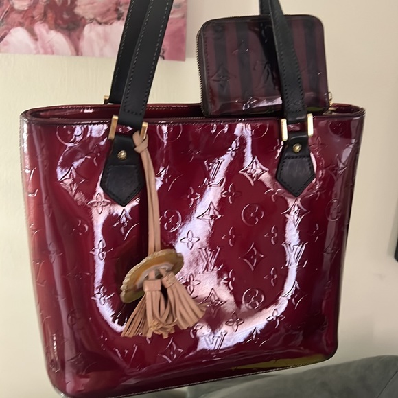 Authentic Louis Vuitton Set Matching Purse and Wallet Vernise Reader - Picture 15 of 17